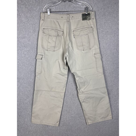 Vintage Levi's Silvertab Baggy Cargo Trooper Pants Mens 36x30 Tactical - Picture 10 of 16